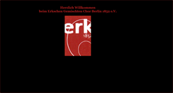Desktop Screenshot of erkscher-gemischter-chor.de